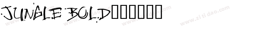 Jungle Bold字体转换